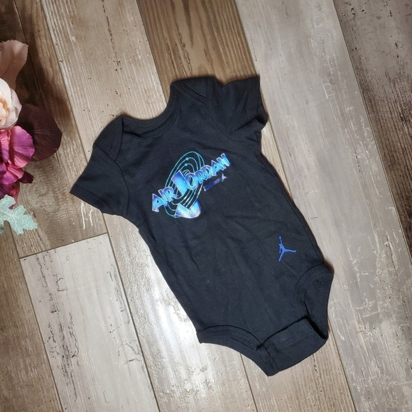 Air Jordan Black and Blue Baby Boy Bodysuit Size 0-6M NWOT - Picture 10 of 10
